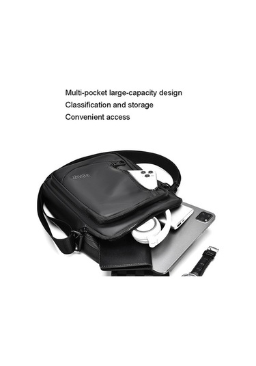 Wondernest Weıxıer D238 Erkekler Rahat Omuz Messenger Çanta Büyük Kapasiteli Çanta, Yeni Tasarım Altın