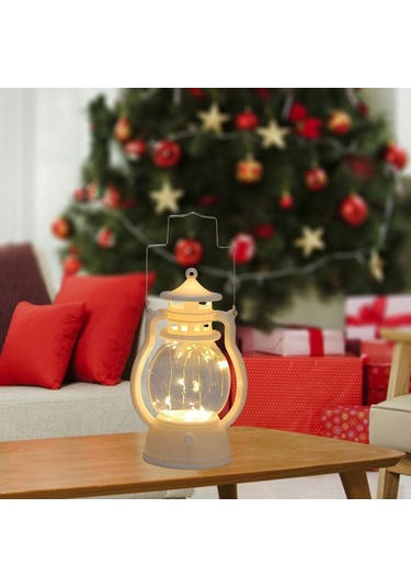 Suntek Ev Beyaz Için Dekoratif Kandil Noel Led Fener Lambası Diğer