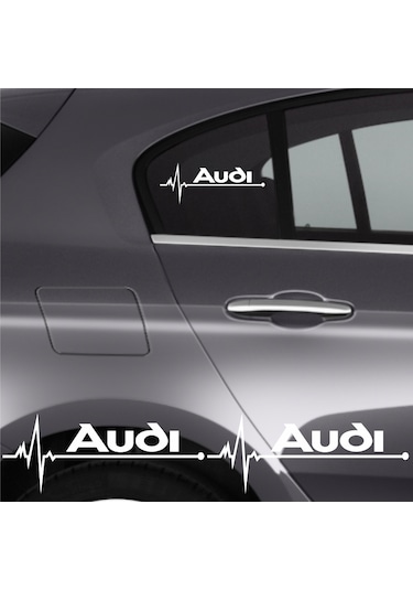 Audi A1 Ritim Oto Sticker (2 Adet)