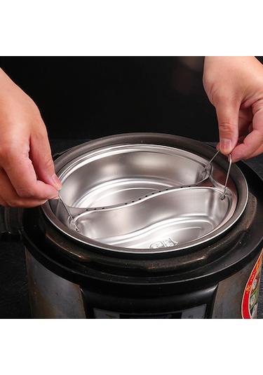 Homyl Patates Mutfak Için Paslanmaz Çelik Vapur Sepeti 18.8x4cm