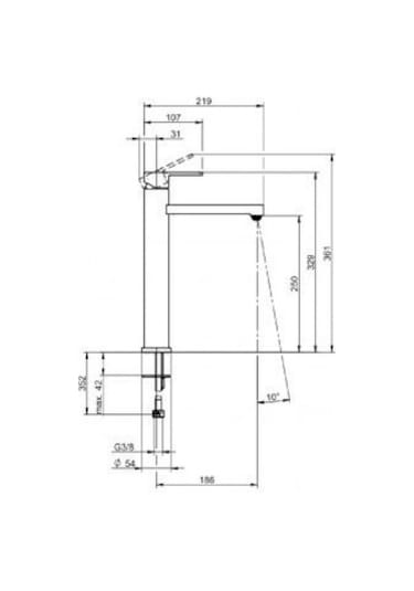 Villeroy & Boch Archıtectura Tek Kollu Yüksek Lavabo Bataryası Krom