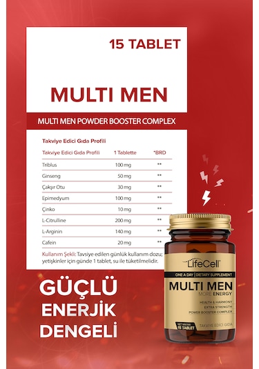 Multı Men Erkeklere Özel Güç Artırıcı
