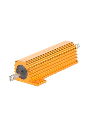 50 Watt 8 Ohm %5 Alüminyum Muhafazalı Tel Sarma Güç Direnci Altın Ton