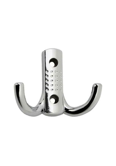 Noktalı Portmanto Vestiyer Duvar Dolap Elbise Askısı Krom Metal Mobilya Kapı Askılığı Askılık 5 Adet Krom