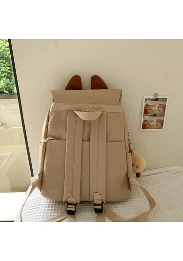 Arion Fw-22 Kedicik Temalı Günlük Okul Sırt Çantası Siyah