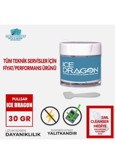 Pullsar Ice Dragon 30 Gr Yüksek Performans Thermal/Termal Macun