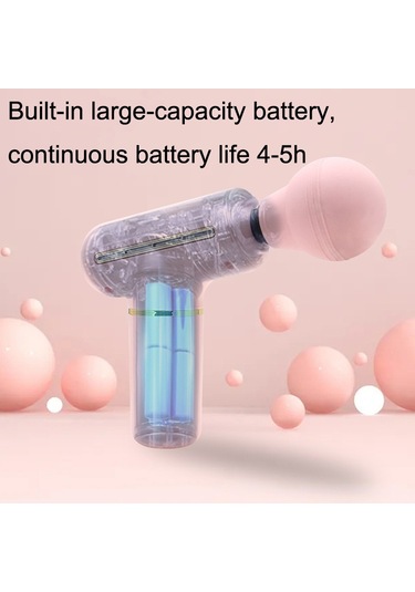 Zd8889 Mini Fasya Cihazı Kas Gevşetme Masaj Sopa El Titreşim Taşınabilir Masaj Tabancası Mavi Çok Renkli