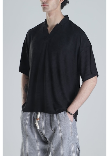 Cocopelli I Talyan Kesim Siyah T-shirt Coc2143 Siyah