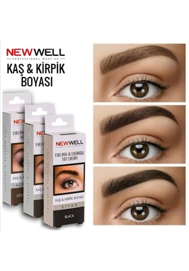 Ellea Siyah Kaş Kirpik Boyası