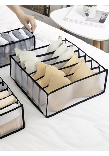 Myston House İç Çamaşırı Ve Çoraplar İçin Organizatör Seti 194597157 Beyaz