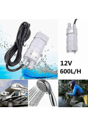 12v Dränkbar Färskvattenpump 10 Lpm Passar Thetford C2 C200 Cwe Cs C402 Kassettoaletter - Perfekt