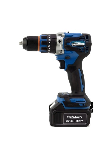 Böhrer BA01012M Kırmızı Akülü Kırıcı Delici + 125 MM Taşlama + 13 MM Vidalama + 450 NM Somun Sıkma + Lamba Set 5'li