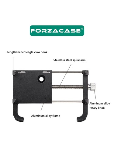 Bisiklet Motosiklet Scooter Gidon Metal Telefon Tutucu - P3 Fc981