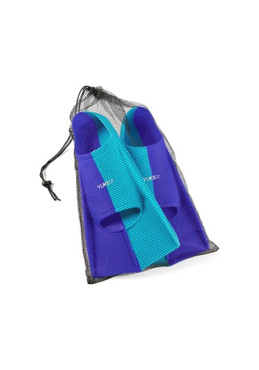 Vkemall Mavi Silikon Yüzme Ayak Kanadı - Geniş Kanatlı, İki Kanallı Su Çıkışı, Dayanıklı Ve Konforlu - Yetişkin & Çocuklar İçin Snorkel, Diving Ve Antrenman Çok Renkli