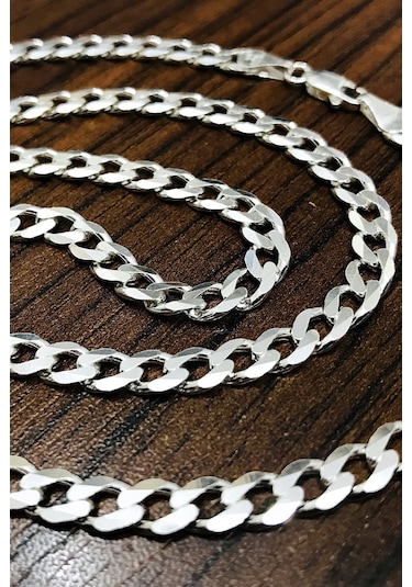 Takı Dükkanı Gümüş Gurmet Erkek Kolye Zincir Kalın 60 CM 29 G Msn16 (296366904)