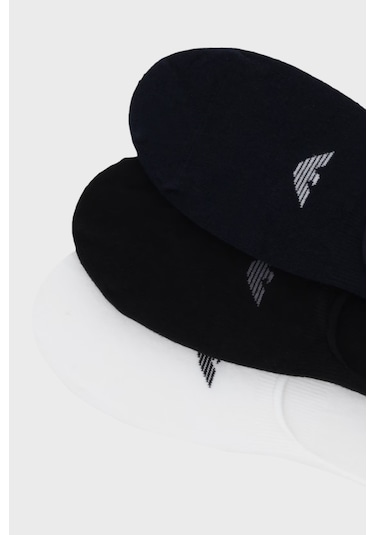 Emporio Armani Erkek Çorap Em000548 Af14446 M0091 Mavi-siyah-beyaz Mavi-siyah-beyaz