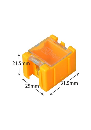 SMD Malzeme Kutusu Sarı SMT Komponent Direnç Led Saklama Kutusu