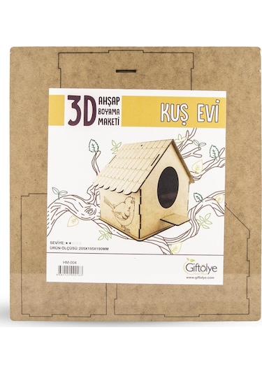 Giftölye Maket Büyük Kuş Evi
