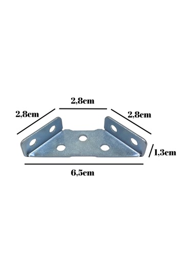 Köşe Montaj Mobilya Bağlantı Demiri Çok Yönlü Dolap Köşe Bağlantı Demiri Metal 2 Adet Gri