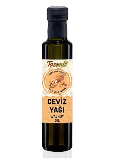 Tazemiz Soğuk Sıkım Ceviz Yağı 250 ML