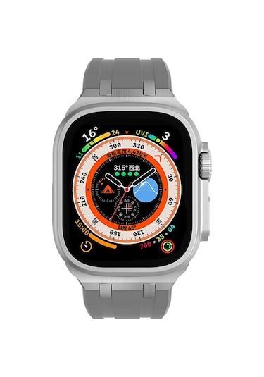 Watch Ultra 49mm Uyumlu Krd-89 Uyumlu Effx Kordon-turuncu