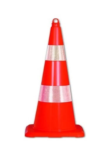 Trafik Huni Konisi 70 Cm Trafik Dubası Plastik Trafik Otopark Dubası