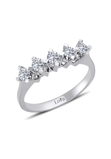 Lova G Renk 0,50 Karat Pırlanta Beştaş Yüzük - 1050188