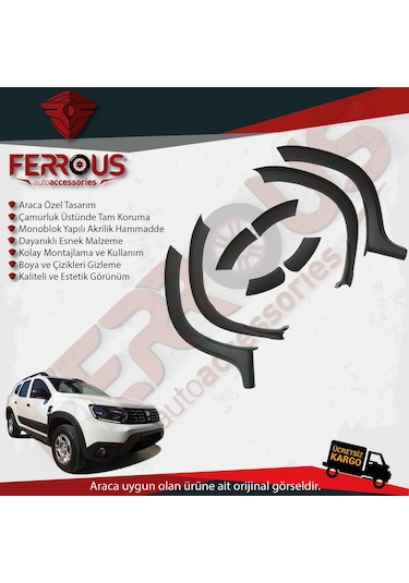 Dacia Duster Çamurluk Koruma Dodik Seti 2010 2017 N11.16253