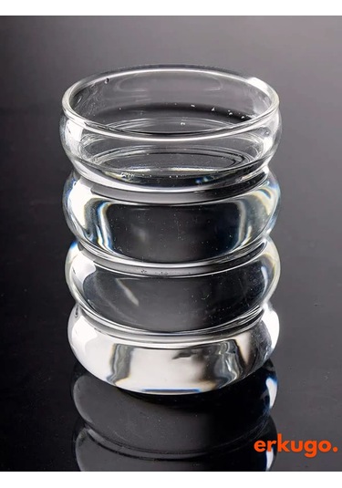 Borosilikat Sunum Bardağı, Kahve Bardağı, Meşrubat Bardağı, Isı Dayanıklı Bardak 350 Ml Bubblecup