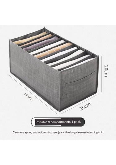 Pantolon Elbise Saklama Dokunmamış Kumaş Kutusu Kot Tayt Bölmeli Bitirme Çantası Giyim Bölücü Sepeti Ev Gardırop Bölücü Çanta Saklama Çantası C Diğer