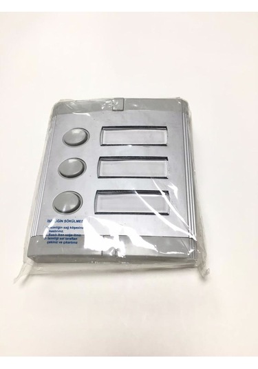 ALÜMİNYUM TEKBİR 3'lü ZİL BUTONU