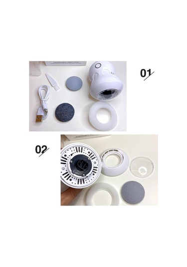 Homyl Ayak Bakımı Erkekler Ve Kadınlar Için Vakumlu 2 Hızlı