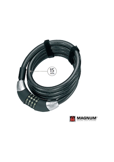 Magnum 3042 Şifreli Bisiklet Kilidi 15x1850mm Klt-202