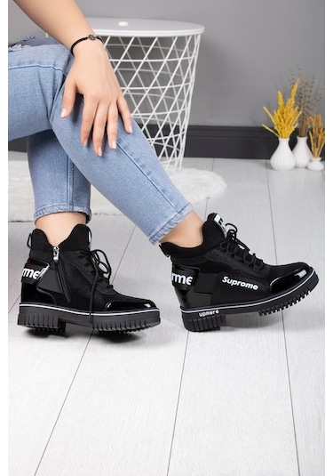 Khayt Fashion Suprome Fermuarlı Dolgu Topuk Kadın Bot