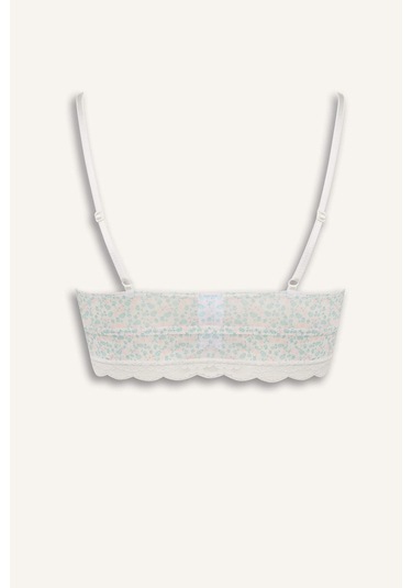 DeFacto Floral Çıkarılabilir Pedli Dantel Detaylı Bra-Fall in Love E7032AX25SPER98