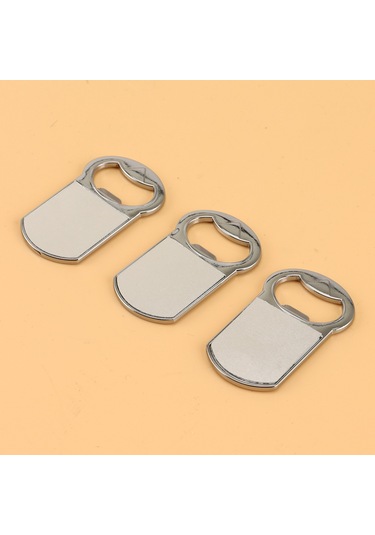 Gatherco 10 Adet Süblimasyon Boş Şişe Açacağı Metal Şişe Açacağı Buzdolabı Mıknatısı Kare Diğer