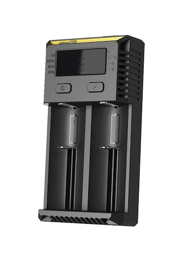 Nitecore New i2 Pil Dolum Kiti (intellicharger) Siyah