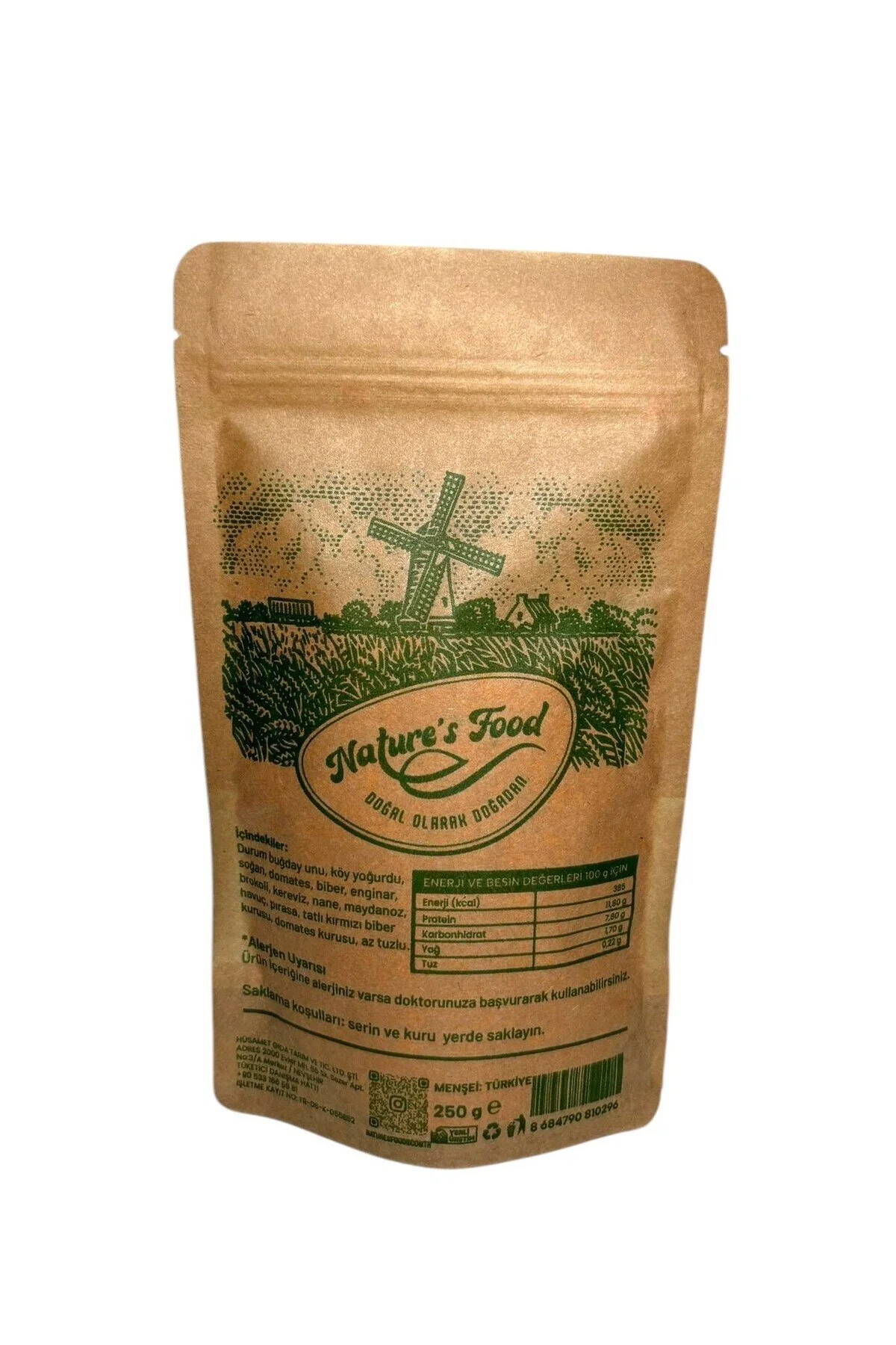 Natures Food 13 Sebzeli Bebek Tarhanası 250 Gr Doğal İçerik Bol Sebzeli