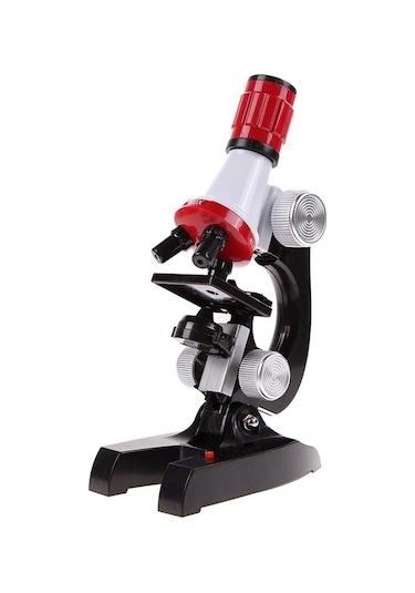 Triline Eğitici  Mikroskop Kiti Zoom Led Işıklı 100x 400x 1200x