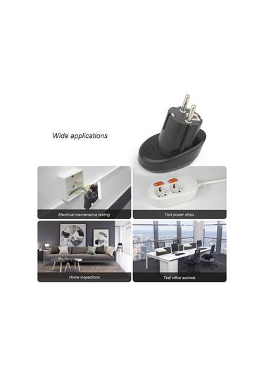 Konesam Mestek St02d Büyük Avrupa Standartlı Füze Testeri: Toprak-nötr-aktif Tel Kontrolü, Polarity Ve Akıntı Tespiti, Elektrikçi Kontrol Cihazı