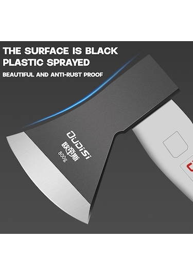 Lemestar "500g-1000g Ahşap İşleme Baltası, Bahçe Ve Ağaç Kesme İçin Dayanıklı Manganez Çelik"