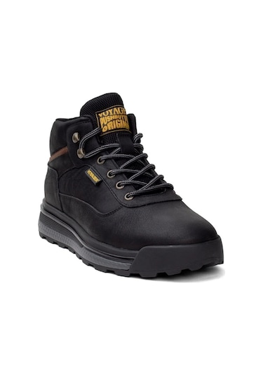 Voyager 6973 Mr Erkek Siyah Nubuk Deri Bot Siyah