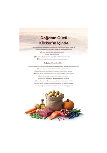 Klıcker Somonlu Yetişkin Kedi Kuru Maması 12 KG