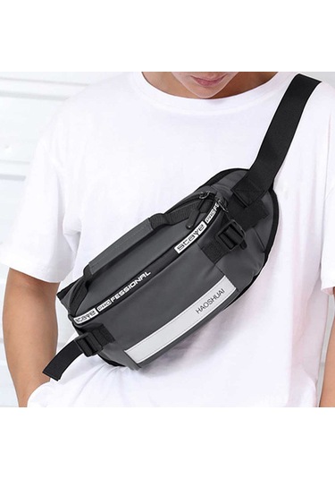 Moveevo Gri Nylon Spor Bel Çantası - Reflektör Çubuklu, Su Geçirmez, Dayanıklı - Geniş Hacimli, Ayarlanabilir Kemer - Koşu, Bisiklet, Doğa Yürüyüşü İçin Gri Moveevo Gri Nylon Spor Bel Çantası - Reflektör Çubuklu, Su Geçirmez, Dayanıklı - Geniş Hacimli, Ayarlanabilir Kemer - Koşu, Bisiklet, Doğa Yürüyüşü İçin Gri