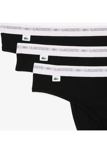 Lacoste Kadın 3 Lu İç Çamaşırı 8f1341-00-031 Siyah