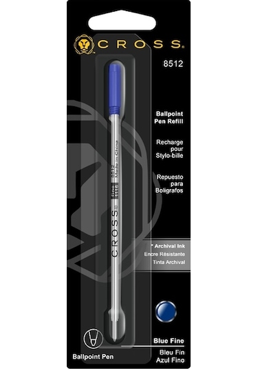 Cross 8512 Tükenmez Kalem Yedeği Mavi Fine