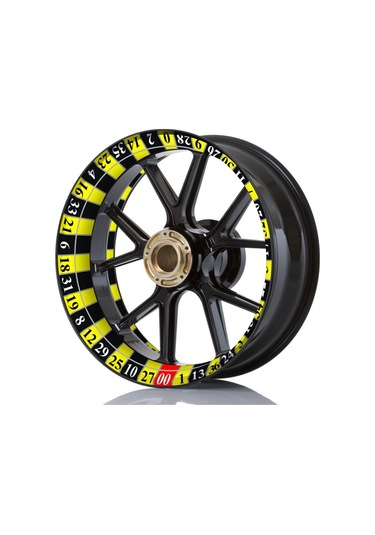 Sayılı Motosiklet Uyumlu Jant Şeridi 17 Inc Sticker Full Takım Set Çok Renkli