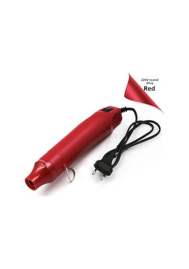 Yuntech01 220v Dairesel Fişli Isı Torchu - Kauçuk Damga, Relief Tozu, Islak Film Ve Ham Kili İçin El İşleri Araçları - Toptan Satış Kırmızı