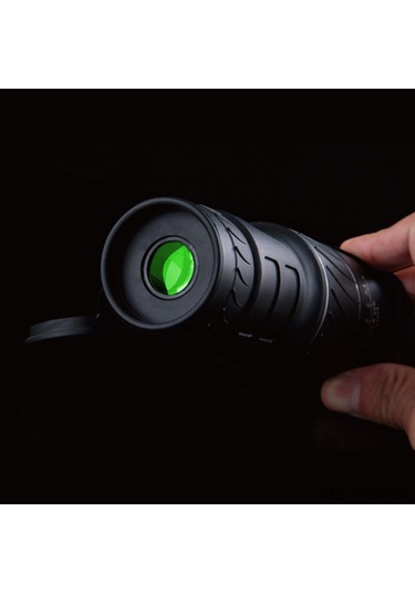 Suofeng 40x Bak4 Prisma Fmc Yeşil Filmi Monoküler, Yüksek Çözünürlük, Işık Geçirimi, El Kayışı, Siyah, Outdoor Etkinlikler İçin Gökyüzü, Kuş, Spor