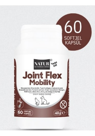 Natur Joint Flex Mobility 60 Soft Jel Kedi/köpek Eklem, Ligament Ve Tendon Desteği